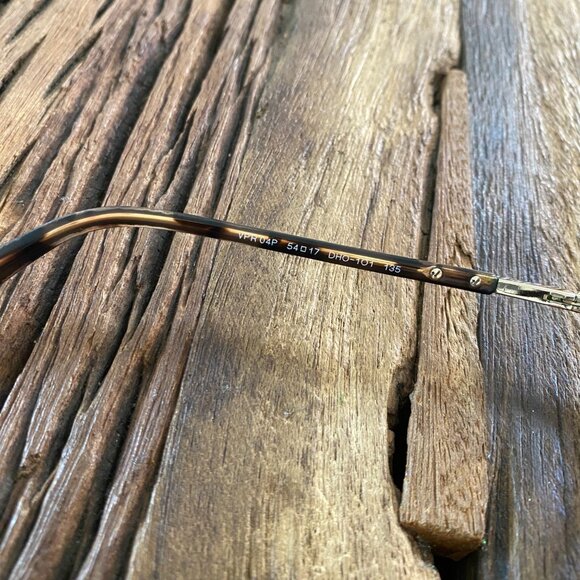 Prada Eyeglasses Brown Tortoise Gold VPR 04P 54-17-135 DHO-101 - Picture 8 of 12